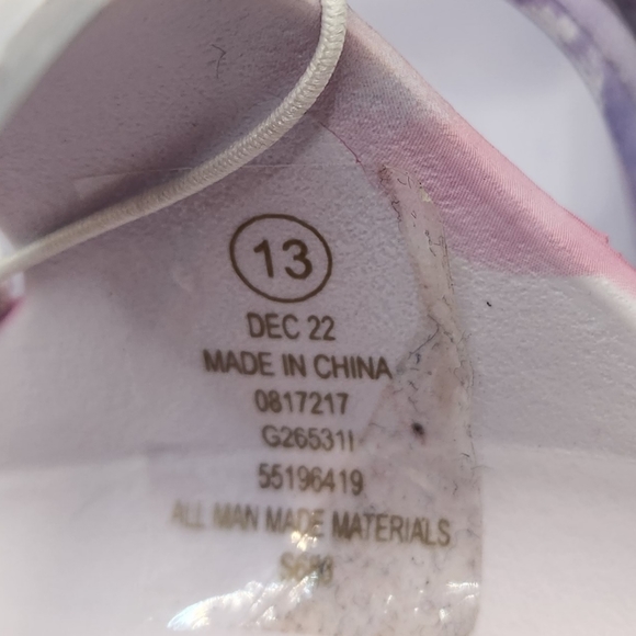 Gigil Girls Tye Dye Foam Sandals Size 13 New - Picture 6 of 9